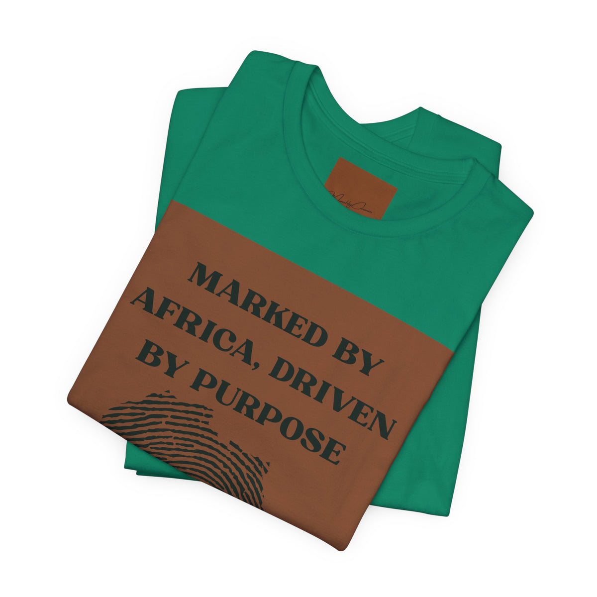 Marked by Africa Unisex Jersey Tee - Driven by Purpose Graphic Shirt