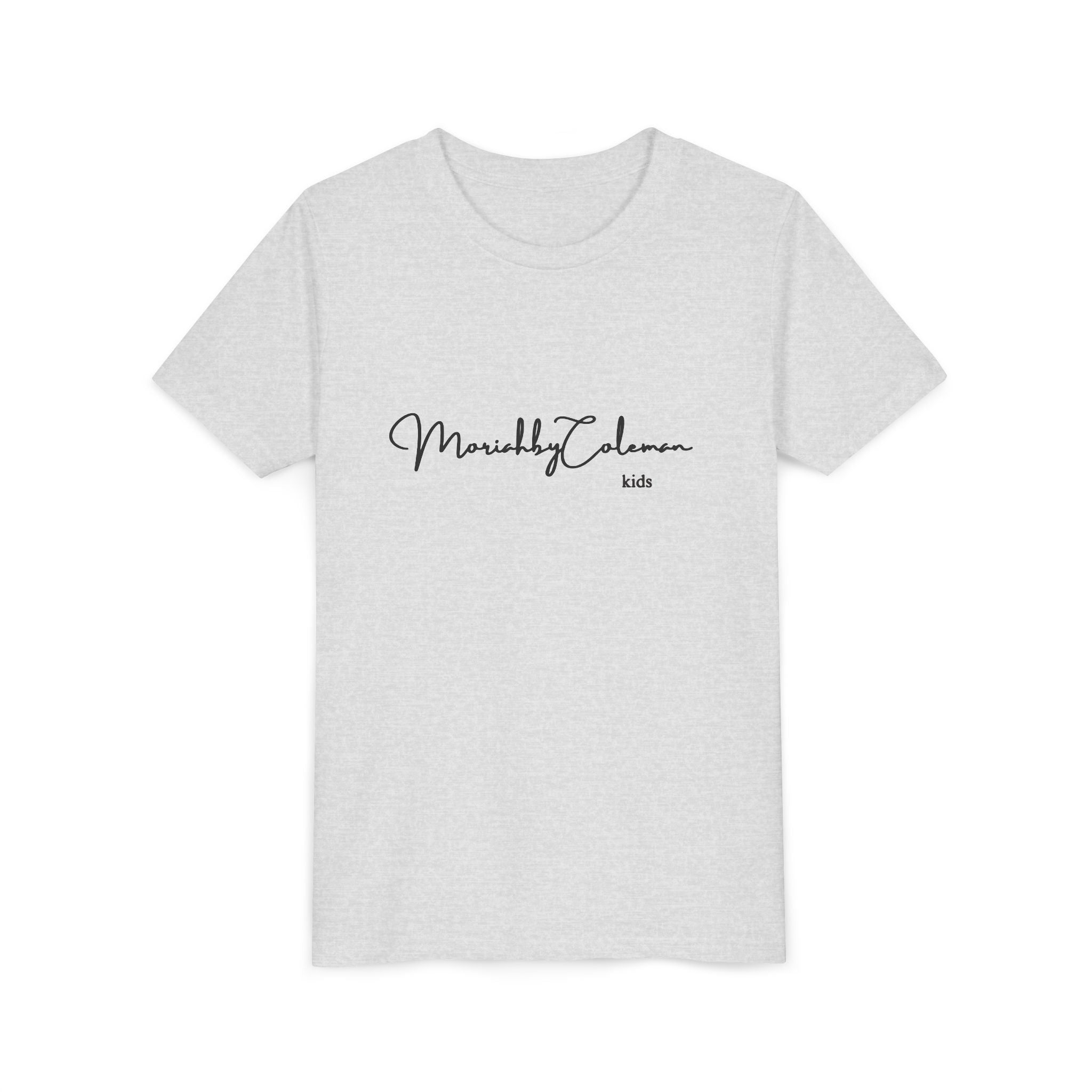 Stylish Youth Tee with Elegant Script Design, Perfect for Kids' Parties, Birthdays, Everyday Wear, Gift Ideas, and Family Photos