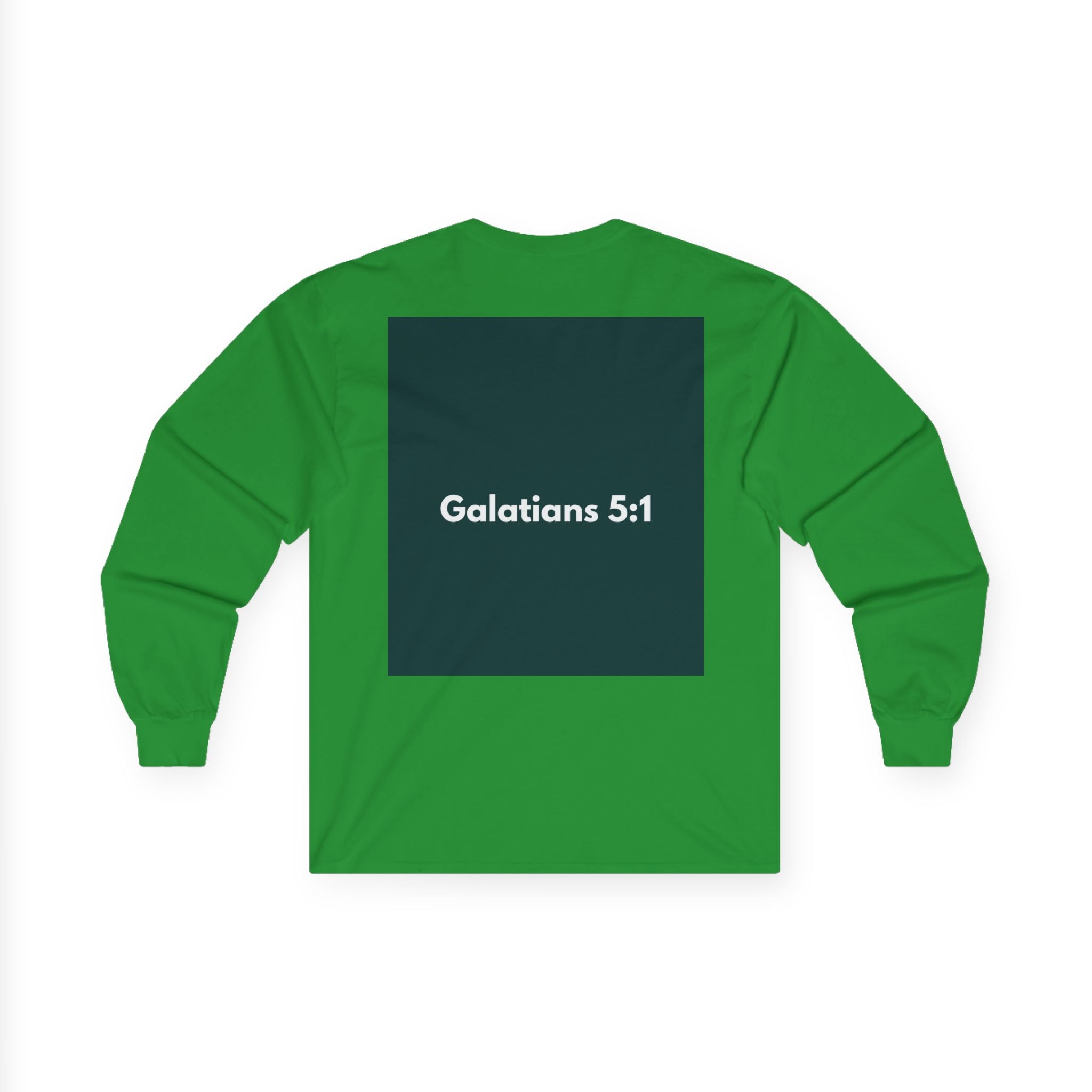 Galatians 5:1 Inspirational Long Sleeve Tee
