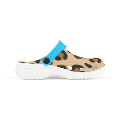 Kids' Stylish Leopard Print EVA Foam Clogs for Summer Fun