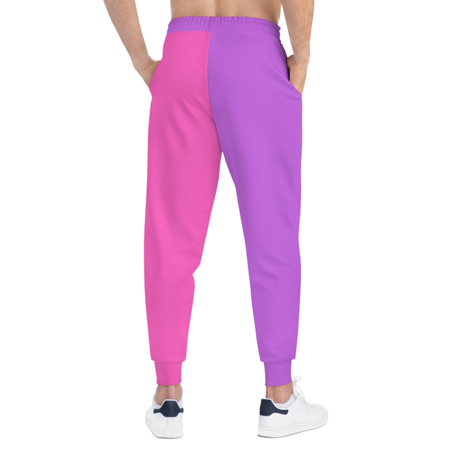 Vibrant Athletic Joggers - Trendy Gradient Pants for Active Lifestyle