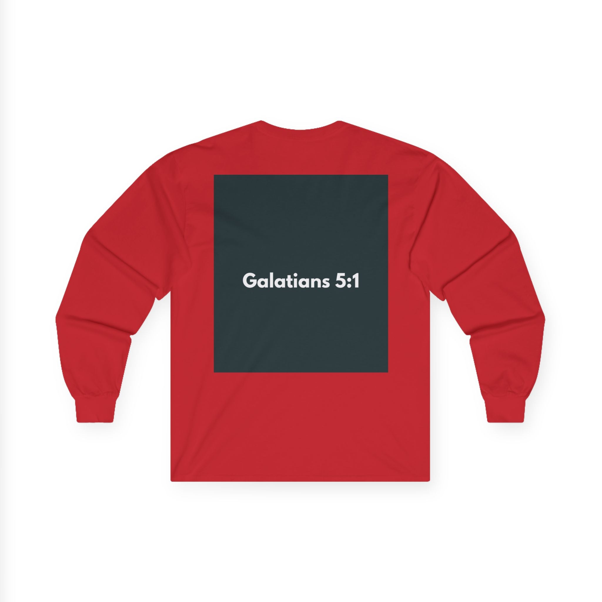 Galatians 5:1 Inspirational Long Sleeve Tee