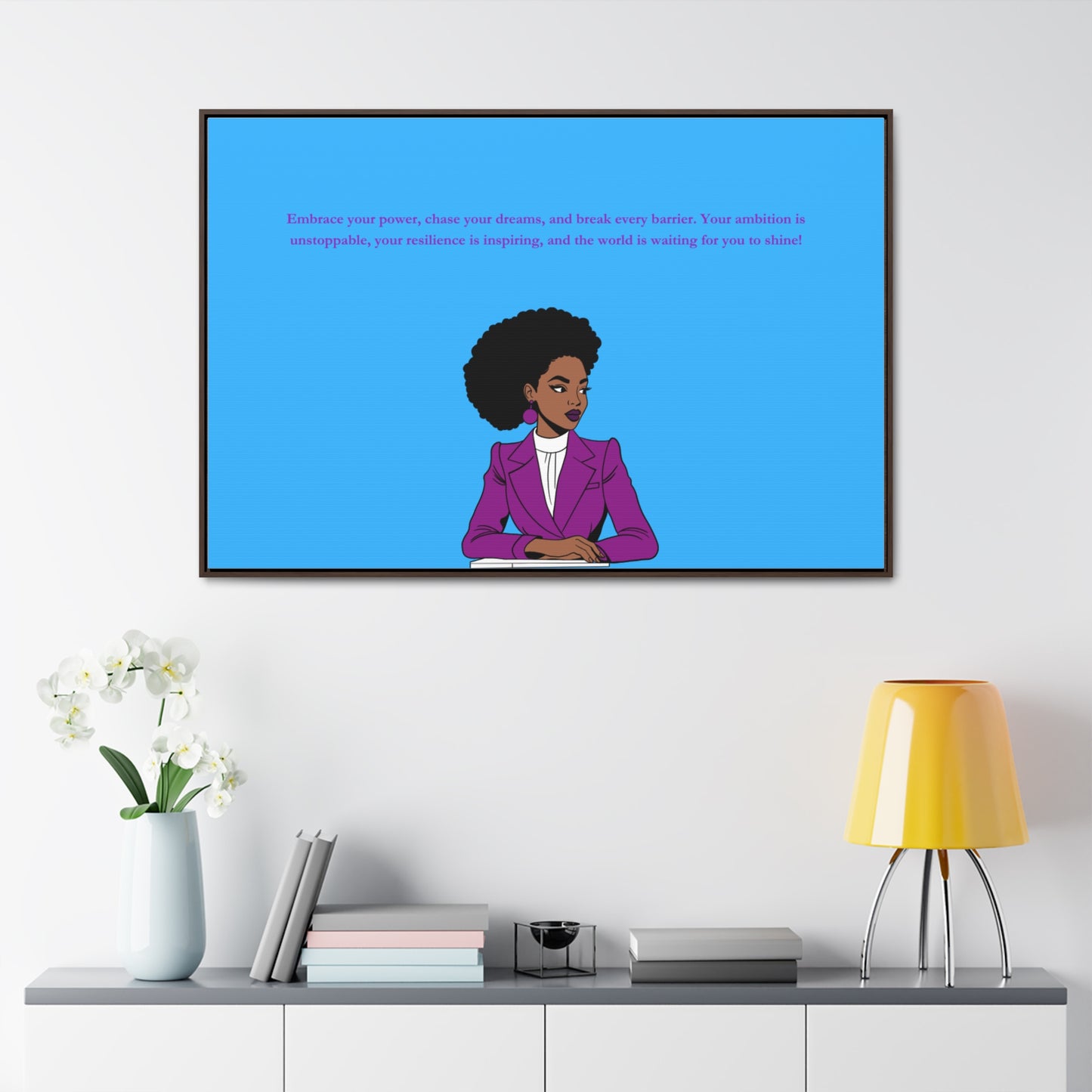 Empowering Gallery Canvas Wrap - Inspiring Wall Art for Dreamers