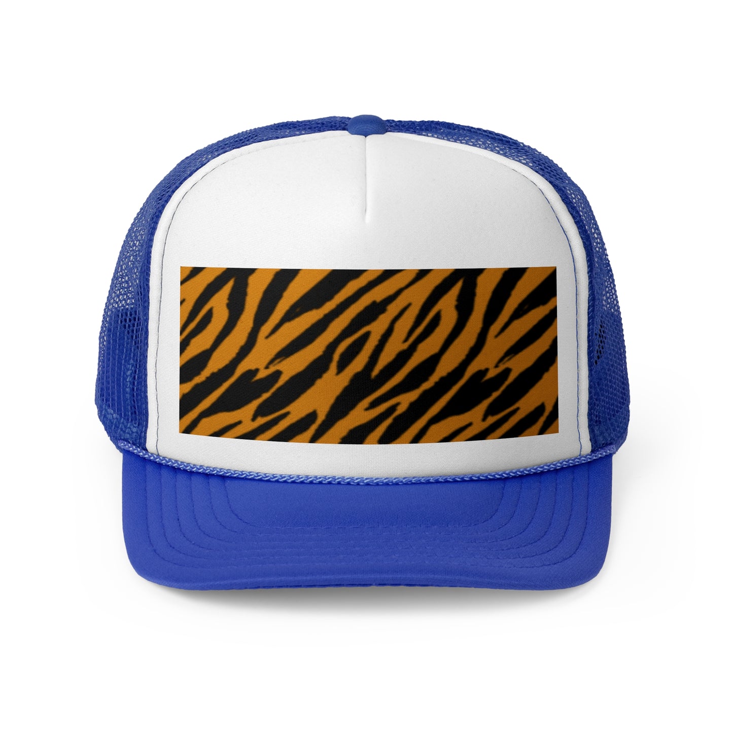 Stylish Tiger Print Trucker Cap - Trendy Outdoor Hat