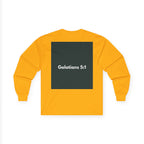 Galatians 5:1 Inspirational Long Sleeve Tee