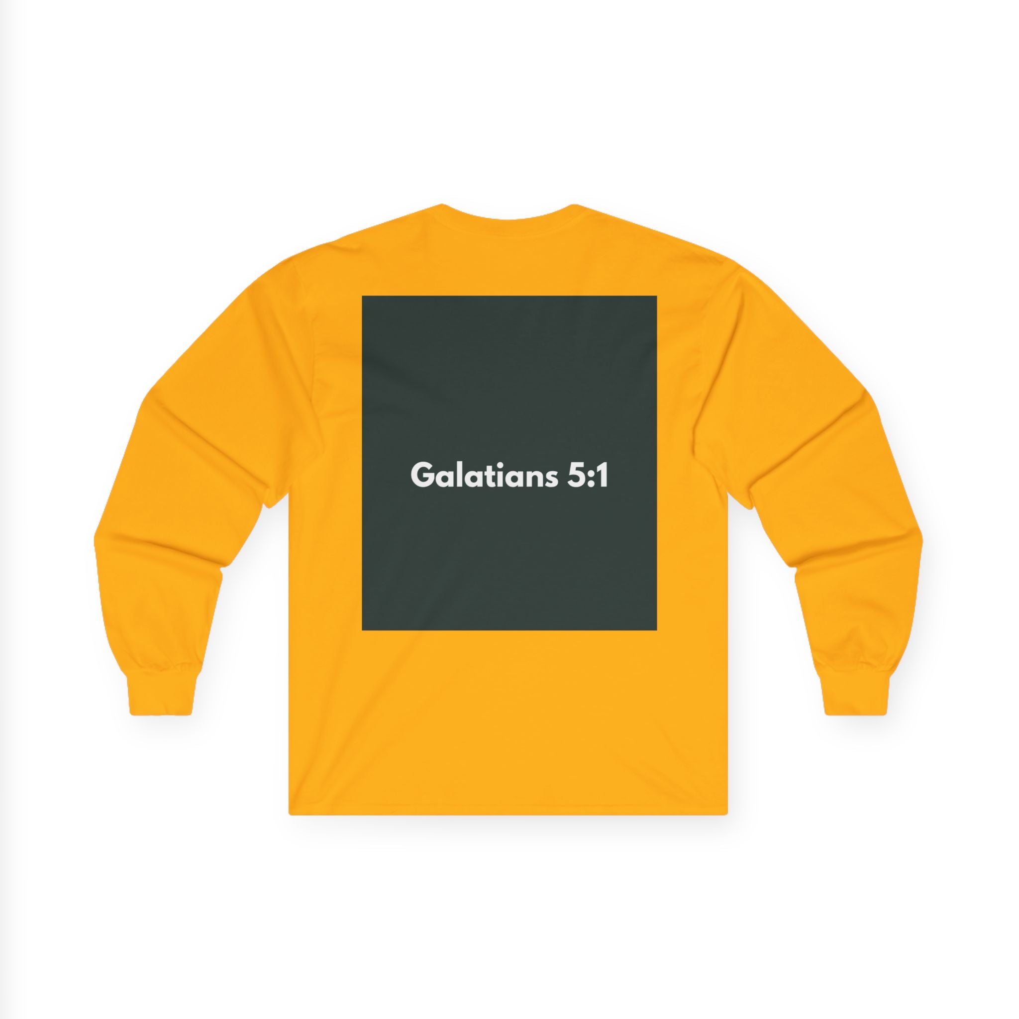 Galatians 5:1 Inspirational Long Sleeve Tee