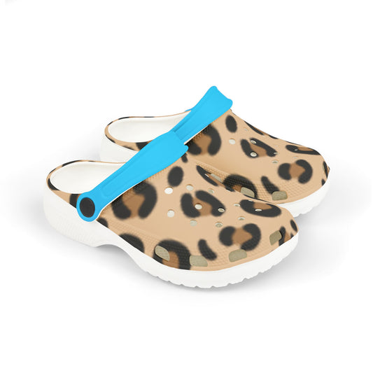 Kids' Stylish Leopard Print EVA Foam Clogs for Summer Fun