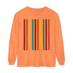 Retro Striped Unisex Long Sleeve T-Shirt - Perfect for Fall & Casual Outings