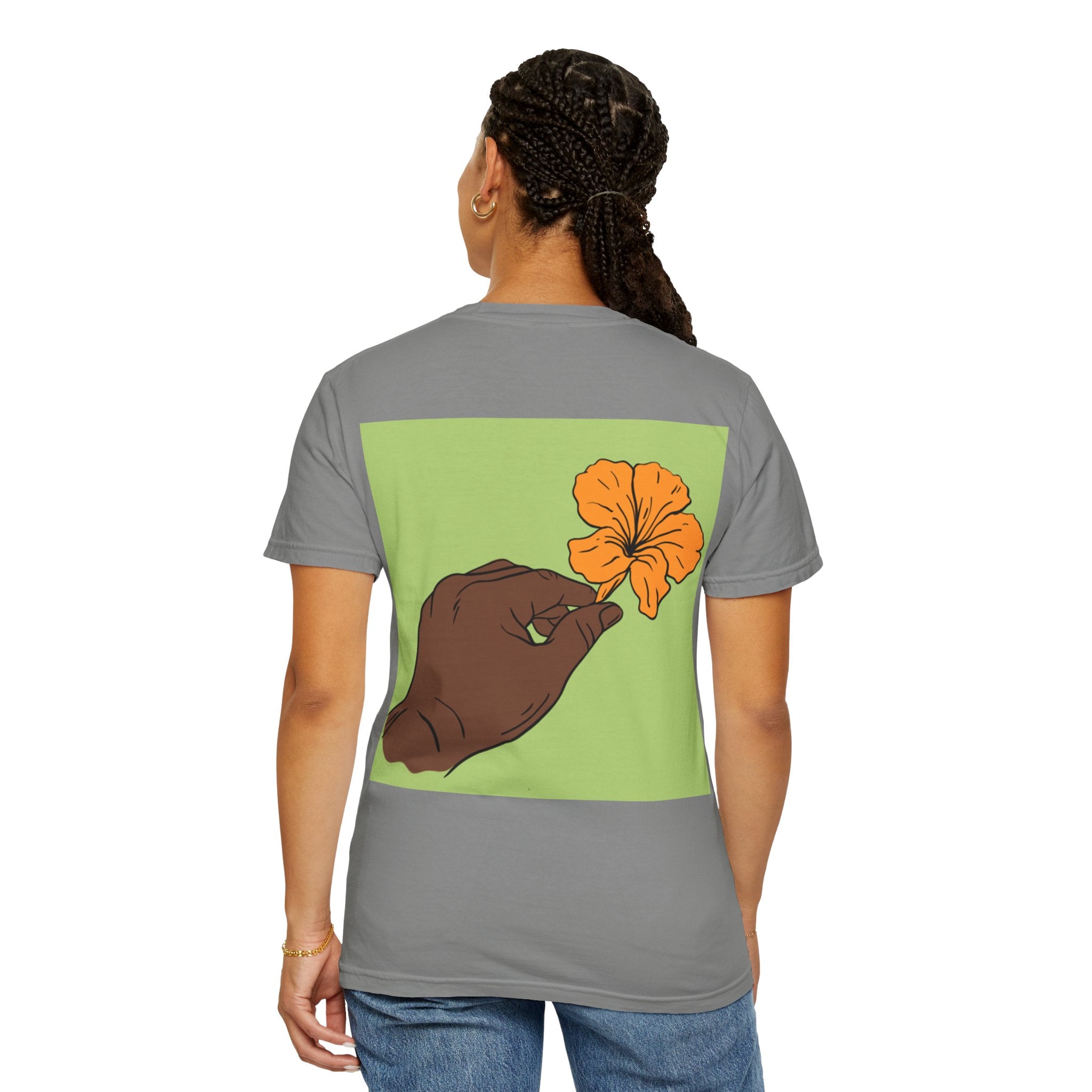 Inspirational Flower T-Shirt, Positive Quote Tee, Nature Lover Gift, Unisex Graphic Tee, Motivational Apparel, Spring Fashion