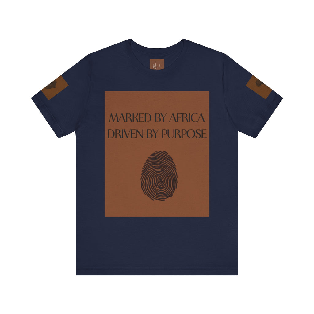 Marked by Africa Unisex Jersey Tee - Driven by Purpose Graphic Shirt