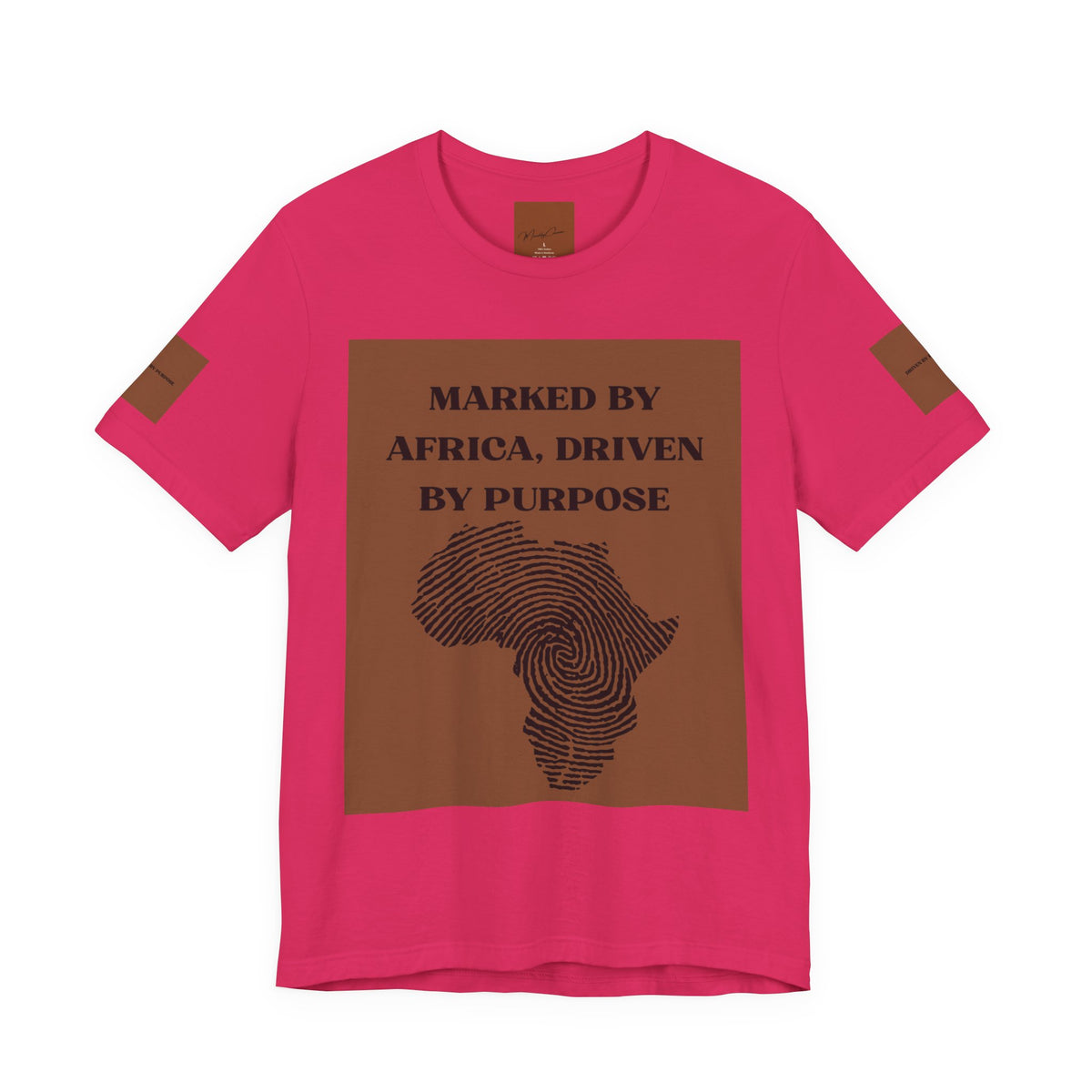 Marked by Africa Unisex Jersey Tee - Driven by Purpose Graphic Shirt