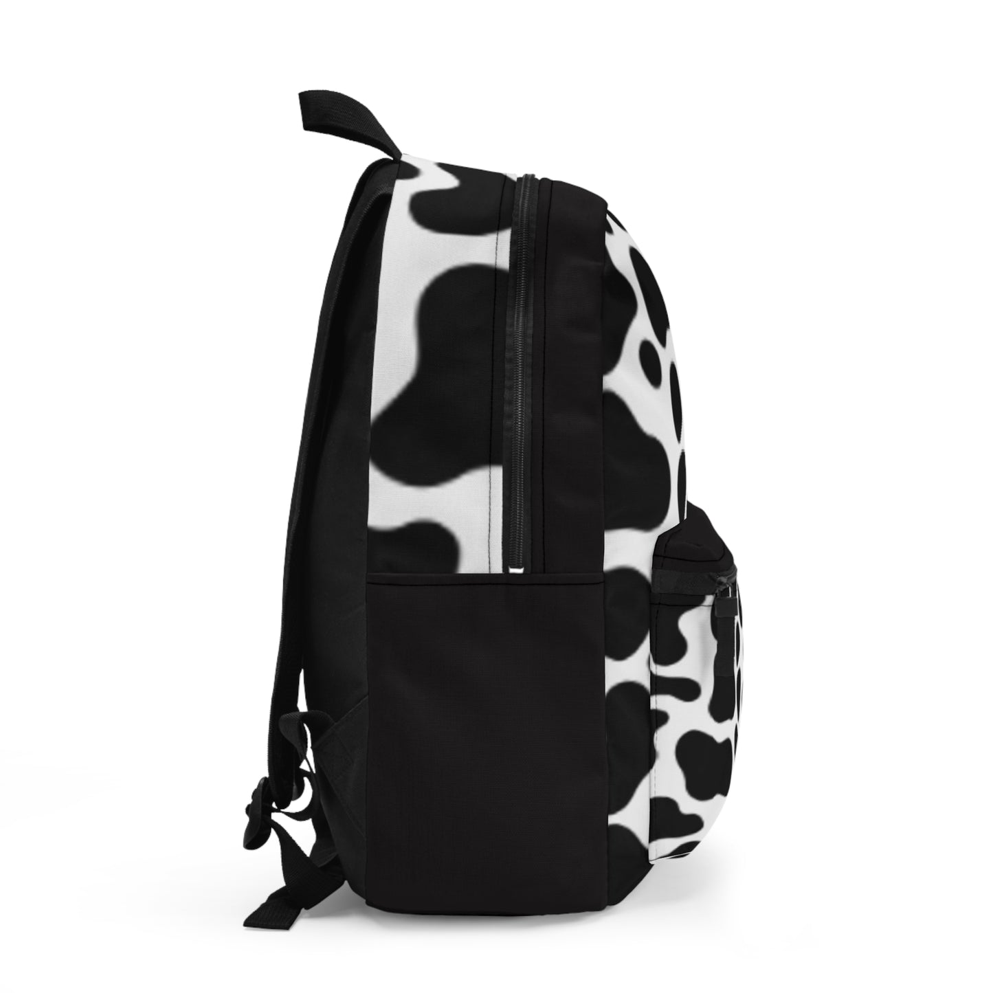 Trendy Cow Print Backpack - Stylish & Functional for School or Travel