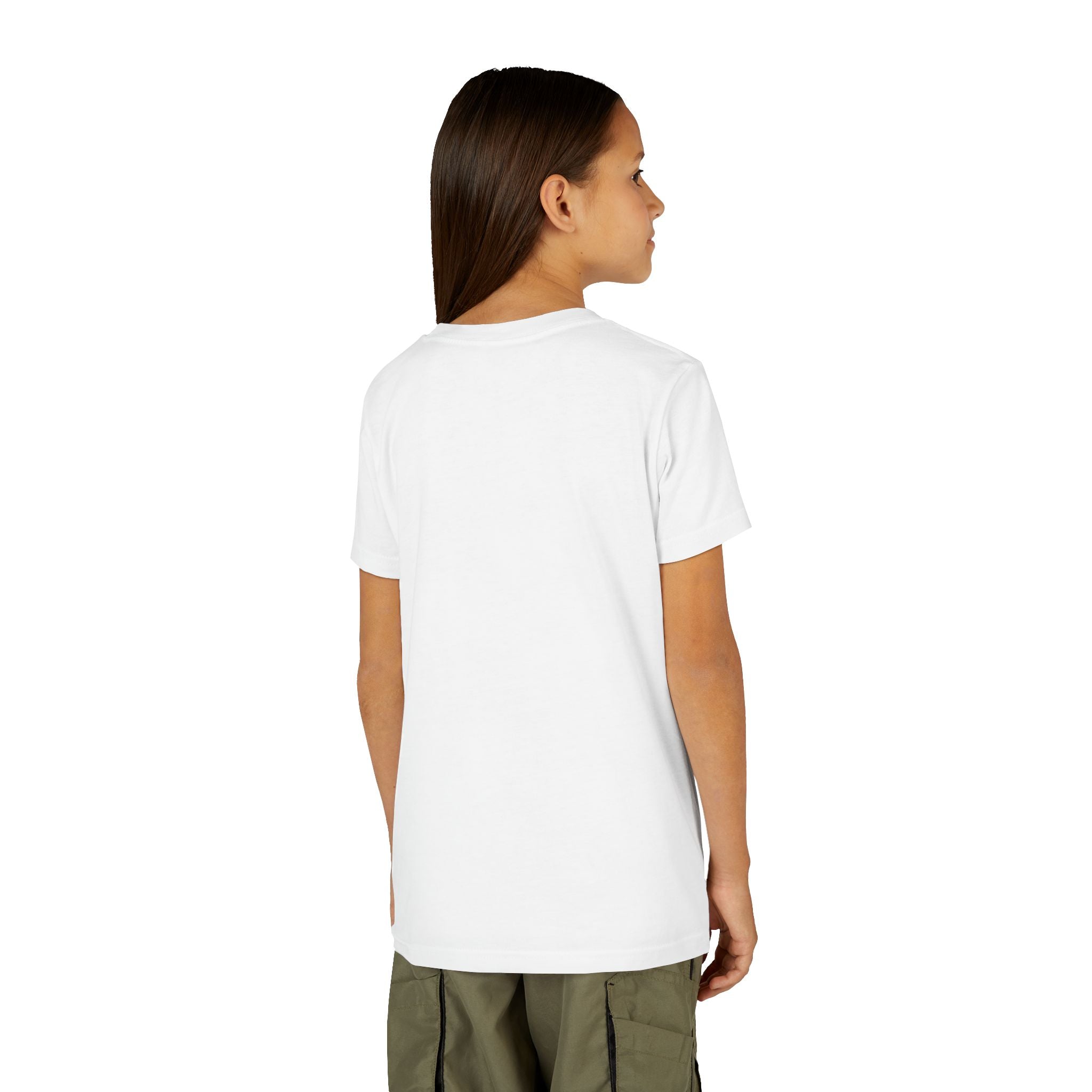 Stylish Youth Tee with Elegant Script Design, Perfect for Kids' Parties, Birthdays, Everyday Wear, Gift Ideas, and Family Photos