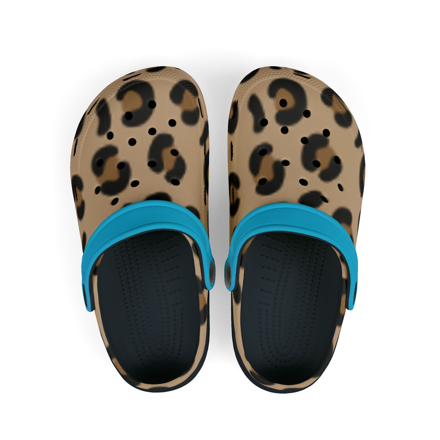 Kids' Stylish Leopard Print EVA Foam Clogs for Summer Fun