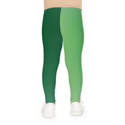 Ombre Green Kids Leggings - Stylish, Comfortable Activewear for Playtime