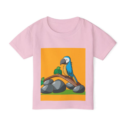 Cute Toddler T-Shirt with Colorful Parrot Design