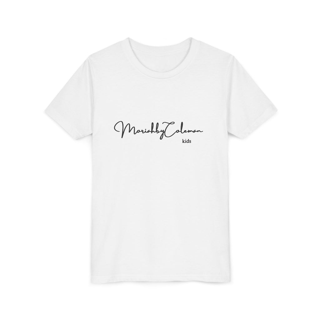 Stylish Youth Tee with Elegant Script Design, Perfect for Kids' Parties, Birthdays, Everyday Wear, Gift Ideas, and Family Photos