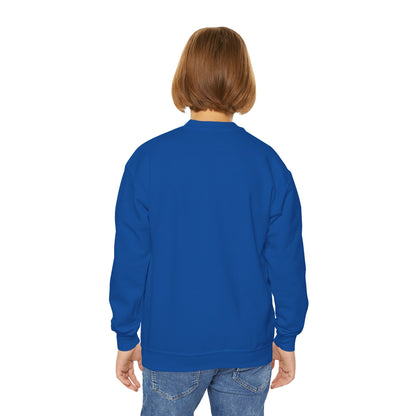 Happy Youth Crewneck Sweatshirt - Bright & Cheerful Comfort for Kids