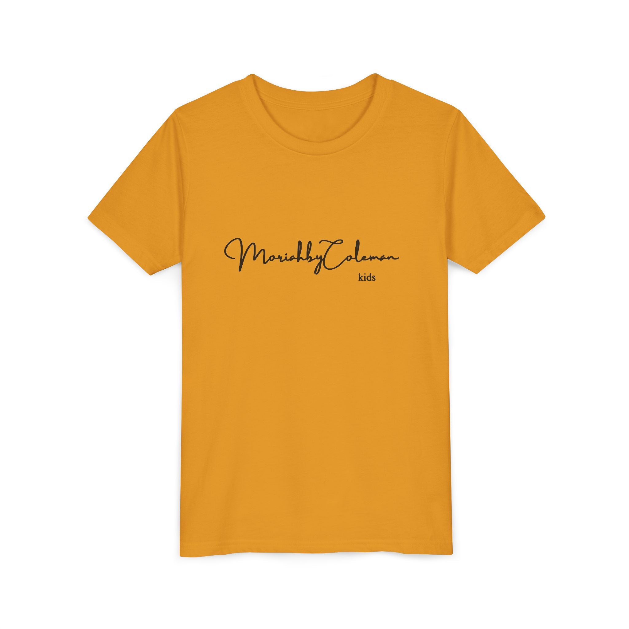 Stylish Youth Tee with Elegant Script Design, Perfect for Kids' Parties, Birthdays, Everyday Wear, Gift Ideas, and Family Photos