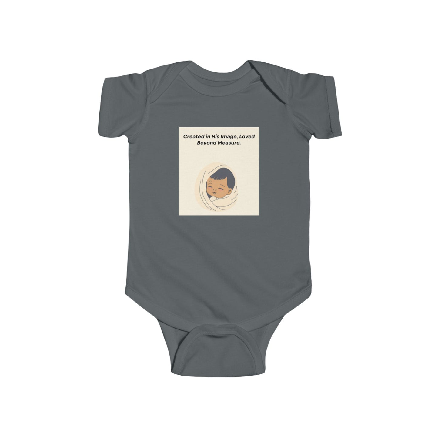 Created in His Love Infant Bodysuit - Adorable Baby Outfit for Newborns