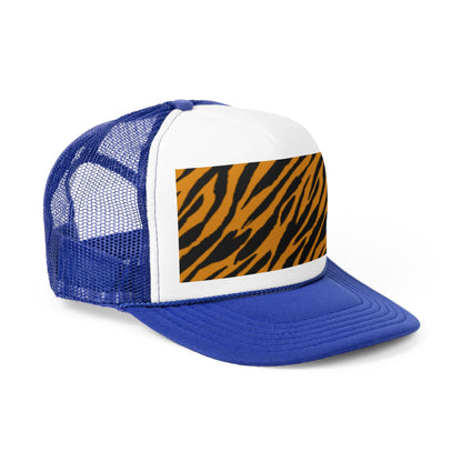 Stylish Tiger Print Trucker Cap - Trendy Outdoor Hat