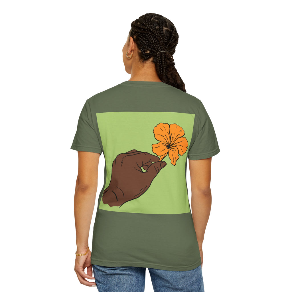 Inspirational Flower T-Shirt, Positive Quote Tee, Nature Lover Gift, Unisex Graphic Tee, Motivational Apparel, Spring Fashion