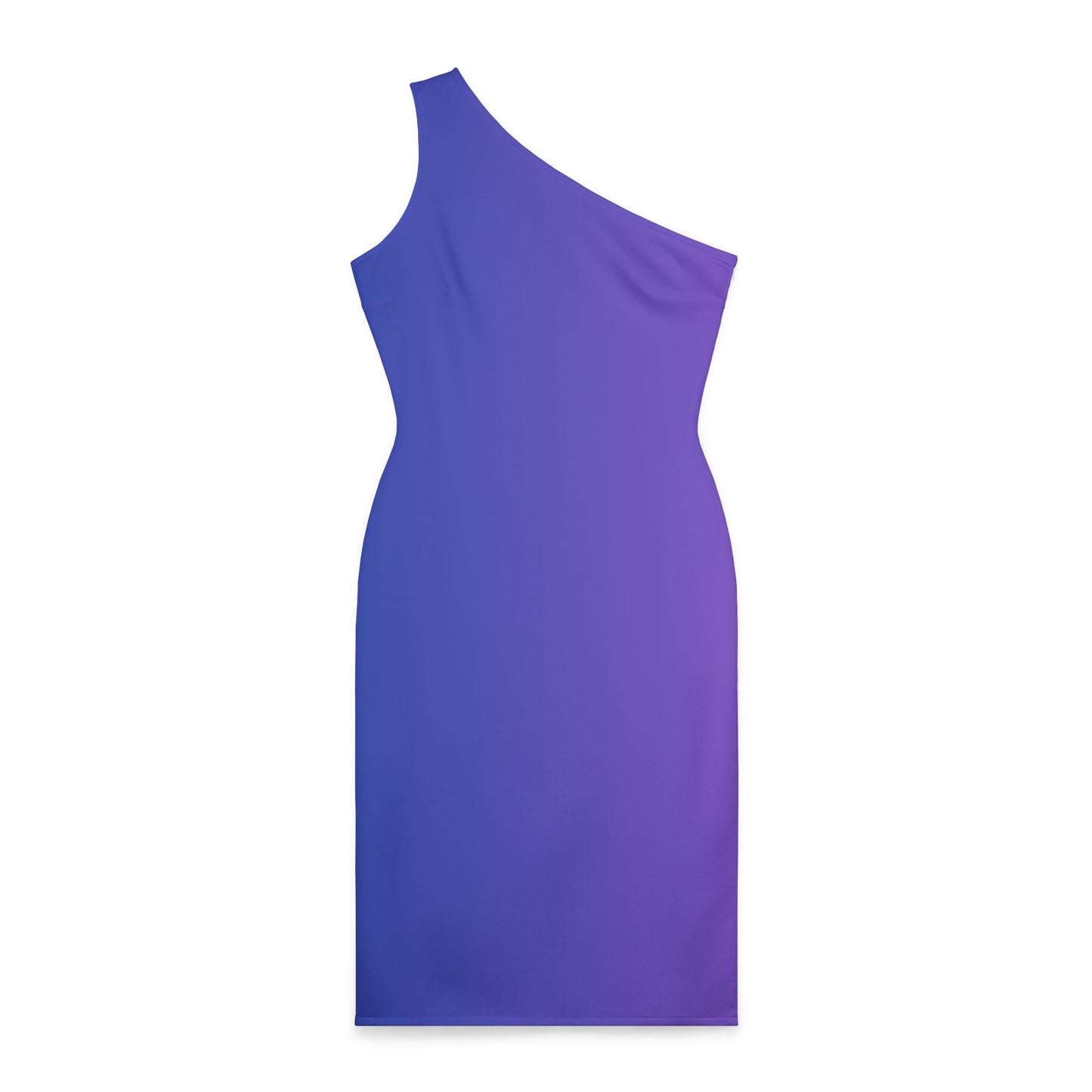 Elegant One-Shoulder Purple Dress - Perfect for Parties & Special Occasions