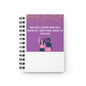 Inspirational Spiral Bound Journal - "She Fell Down and Got Back Up"