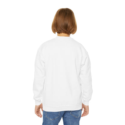 Youth Crewneck Sweatshirt - 'Wonderful' Floral Garden Design