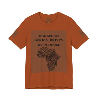 Marked by Africa Unisex Jersey Tee - Driven by Purpose Graphic Shirt