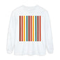 Retro Striped Unisex Long Sleeve T-Shirt - Perfect for Fall & Casual Outings