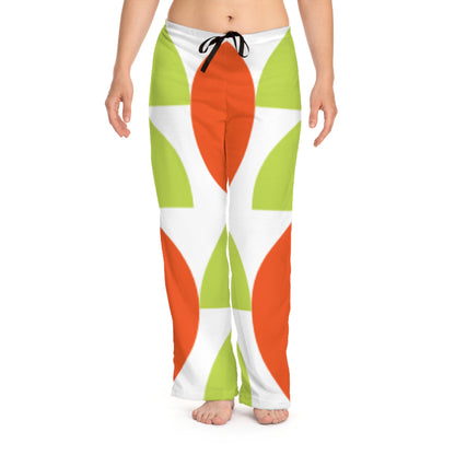 Vibrant Women's Pajama Pants - Colorful Geometric Design for Cozy Nights