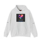 Colorful Heart Design Hooded Sweatshirt - "Made in His Greatness"