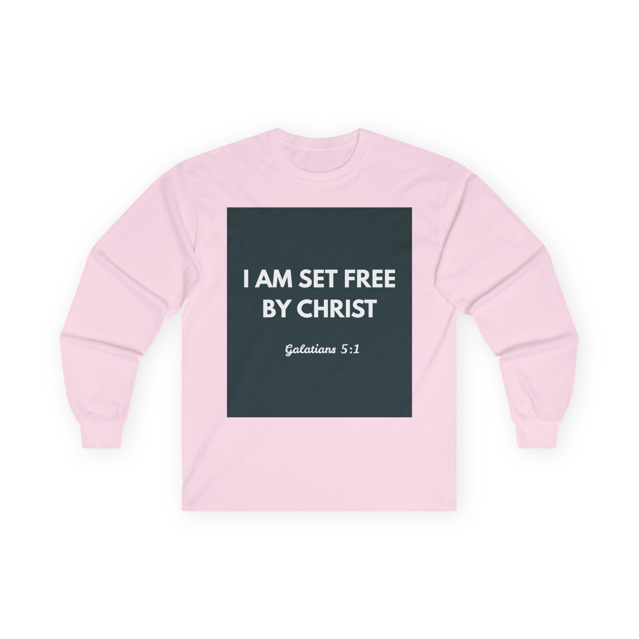 Galatians 5:1 Inspirational Long Sleeve Tee