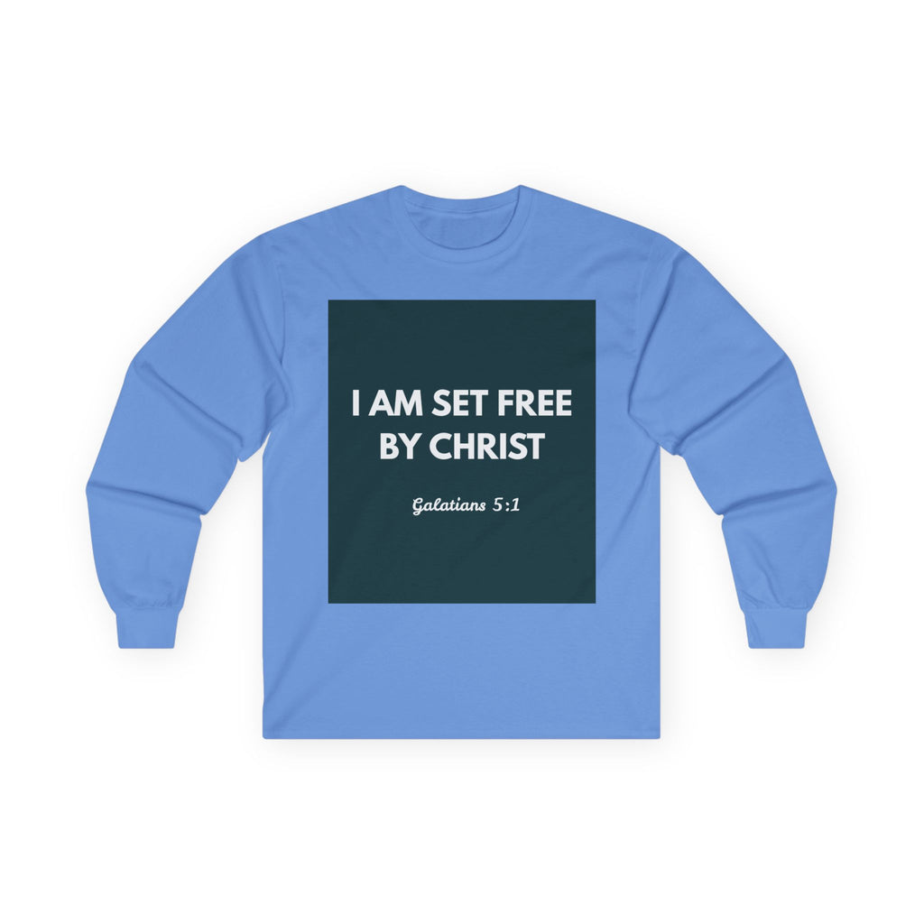Galatians 5:1 Inspirational Long Sleeve Tee