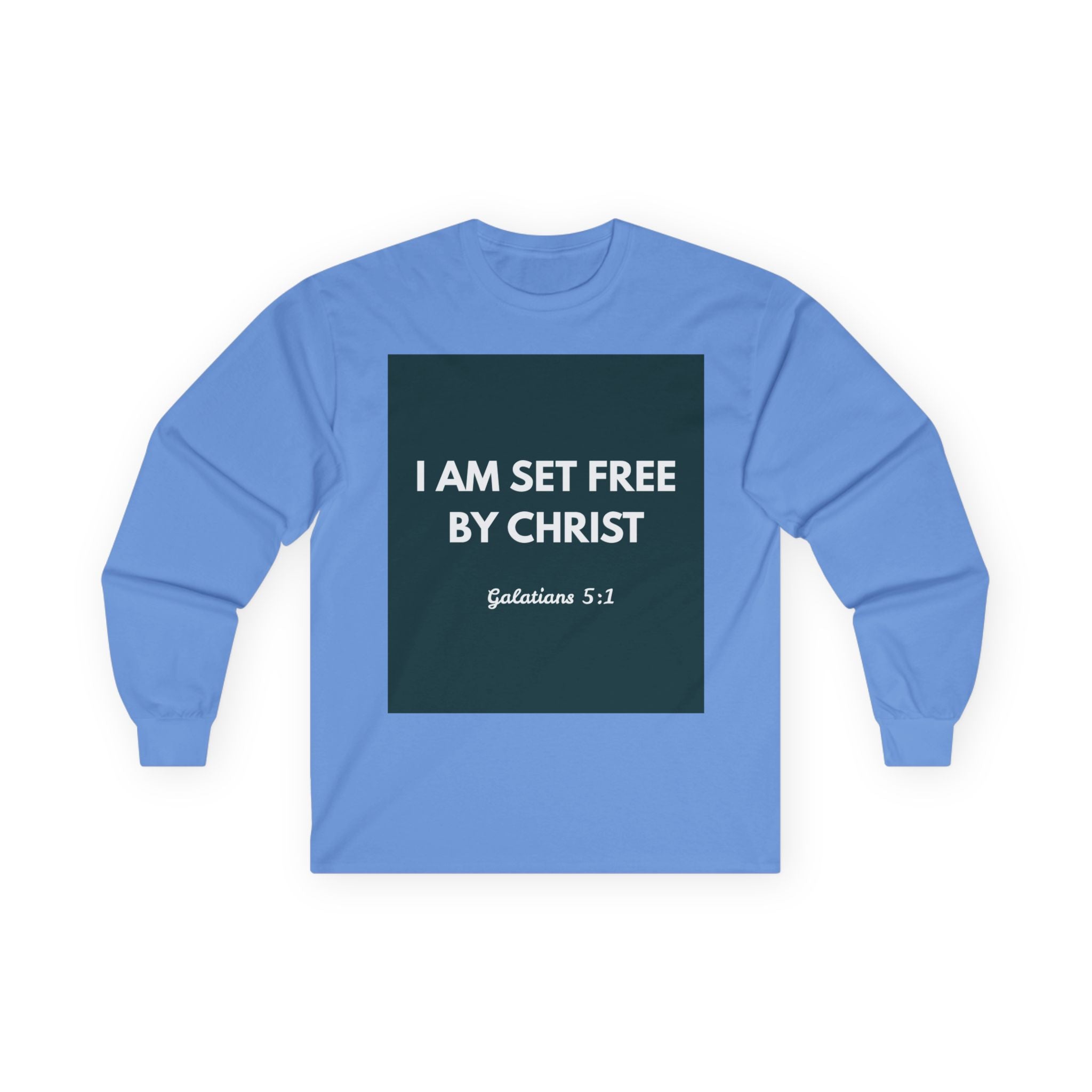 Galatians 5:1 Inspirational Long Sleeve Tee