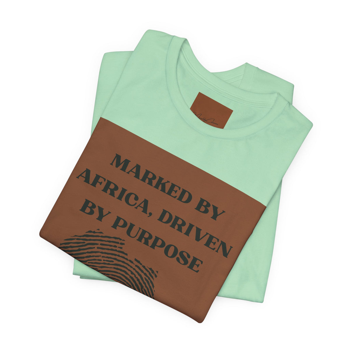 Marked by Africa Unisex Jersey Tee - Driven by Purpose Graphic Shirt