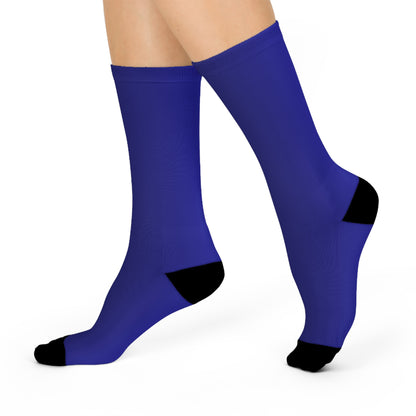 Comfortable Cushioned Crew Socks - Soft and Stylish Footwear for Everyday Wear