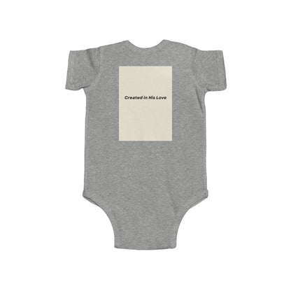 Created in His Love Infant Bodysuit - Adorable Baby Outfit for Newborns