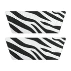 Trendy Women's Zebra Print Removable-Strap Sandals