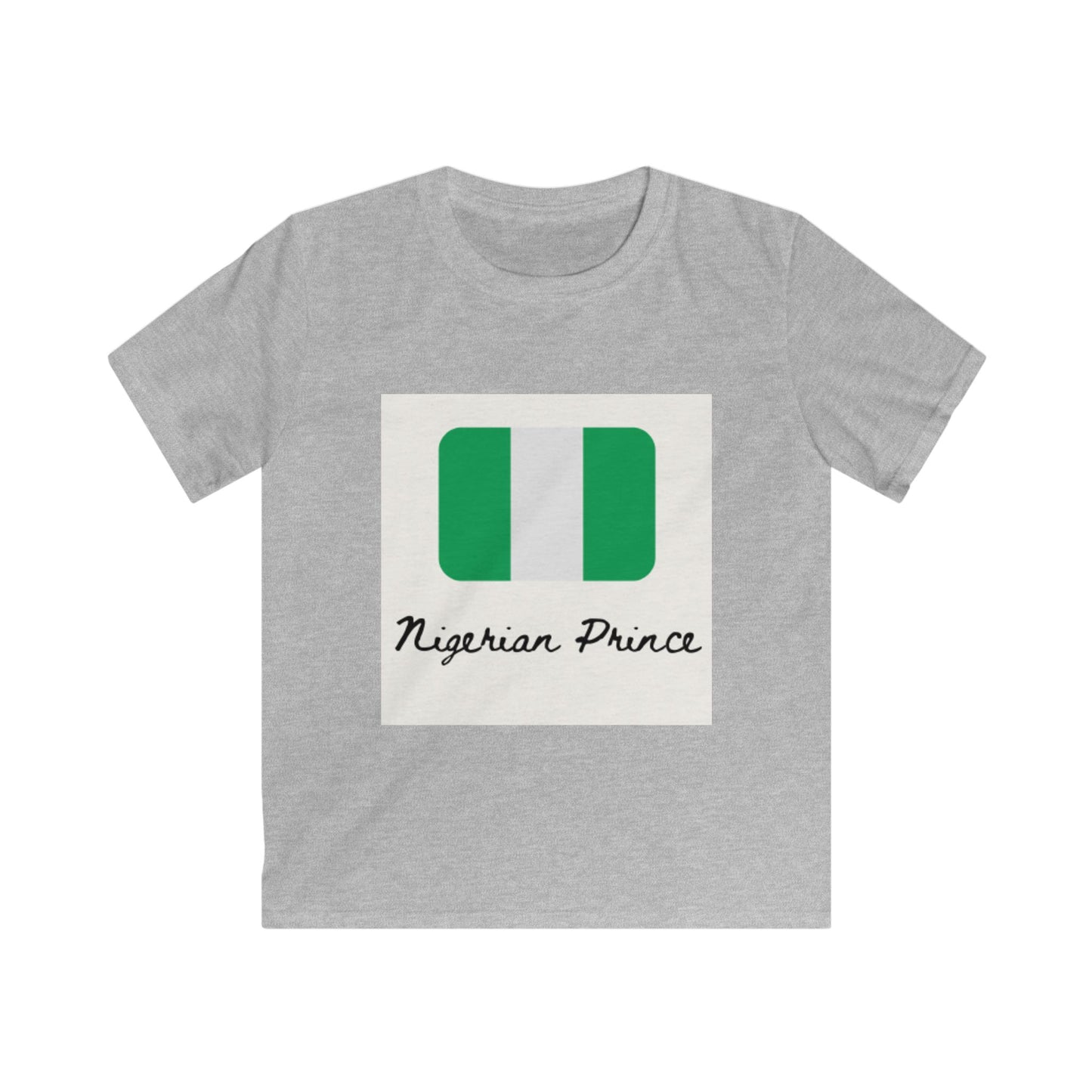 Nigerian Prince Kids Softstyle Tee - Fun & Playful Youth T-Shirt