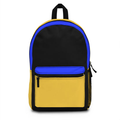 Stylish Colorblock Backpack - Perfect for School & Travel