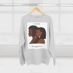 Irresistible Crewneck Sweatshirt, Black Woman Sweatshirt, Women's Fashion Top, Casual Layering, Gift for Her, Streetwear Style