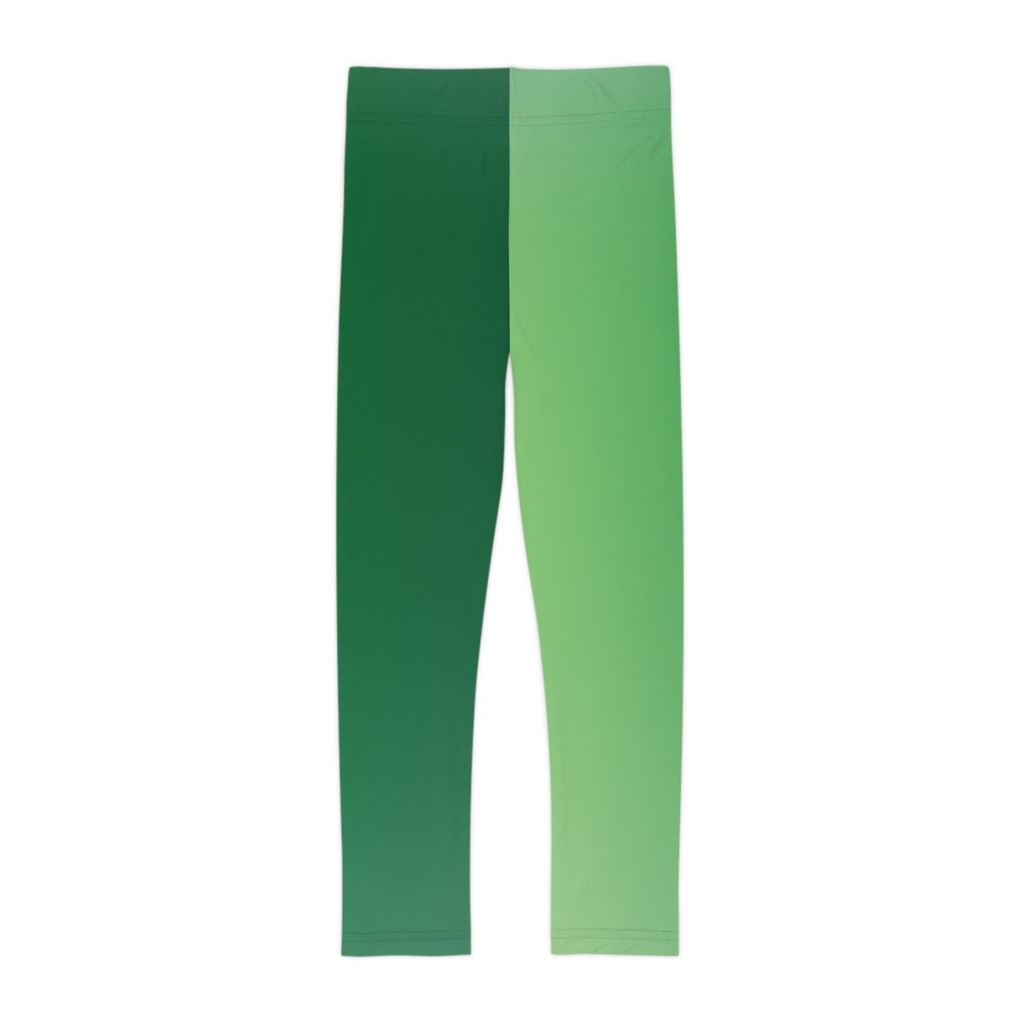 Ombre Green Kids Leggings - Stylish, Comfortable Activewear for Playtime