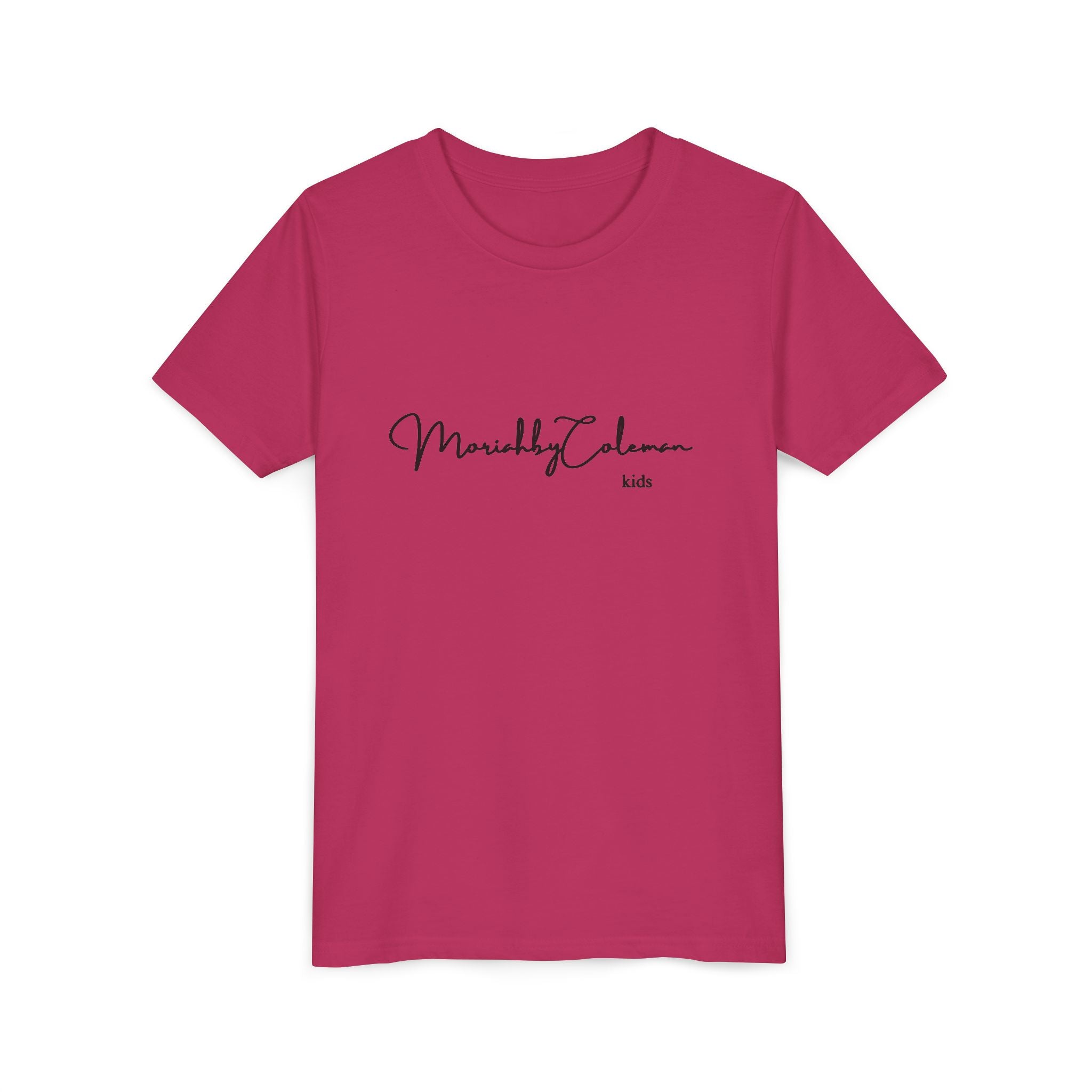 Stylish Youth Tee with Elegant Script Design, Perfect for Kids' Parties, Birthdays, Everyday Wear, Gift Ideas, and Family Photos