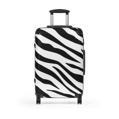 Stylish Zebra Print Suitcase - Travel in Style with Bold Designs