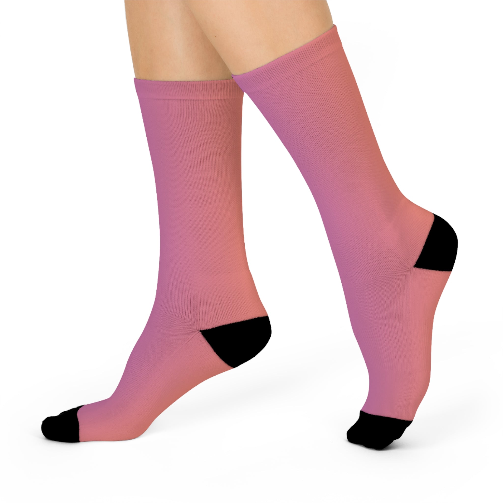 Colorful Cushioned Crew Socks - Soft, Stylish Footwear for Comfort Lovers