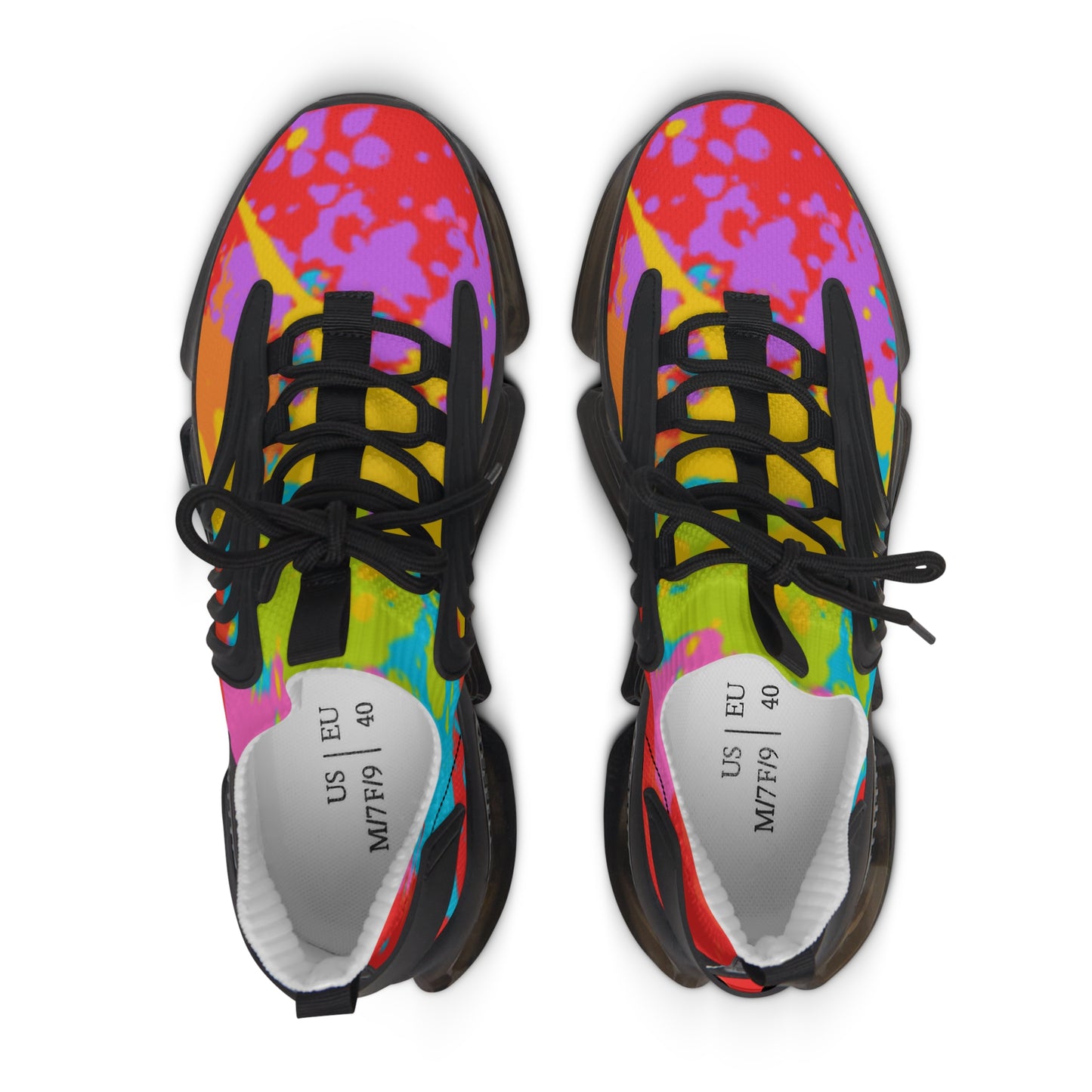 Vibrant Women's Mesh Sneakers - Colorful Athletic Footwear for Style & Comfort