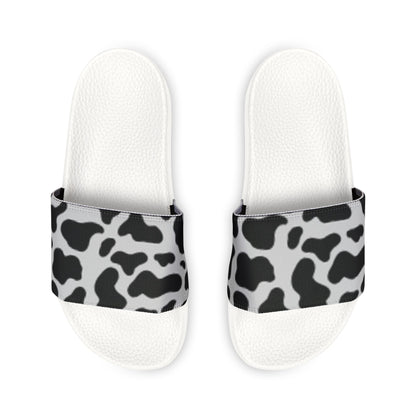 Stylish Cow Print Women's Removable-Strap Sandals for Summer Comfort