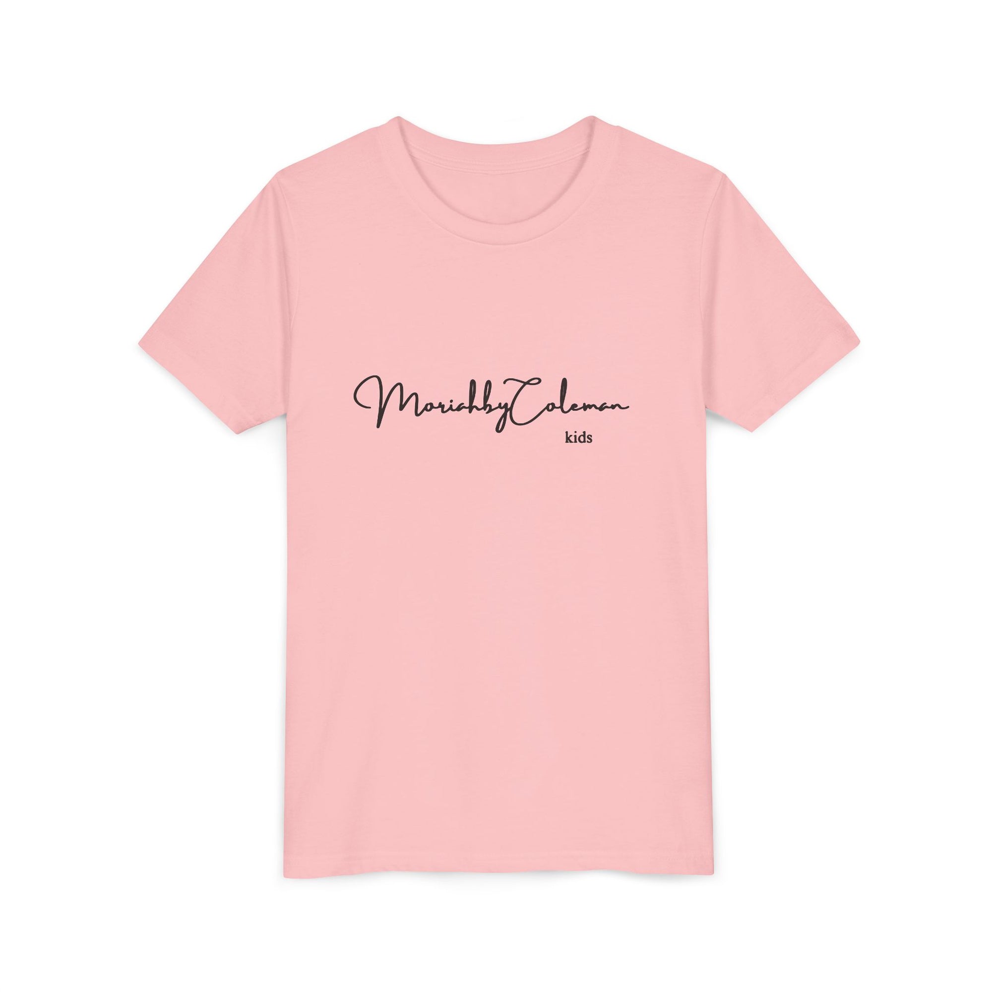 Stylish Youth Tee with Elegant Script Design, Perfect for Kids' Parties, Birthdays, Everyday Wear, Gift Ideas, and Family Photos